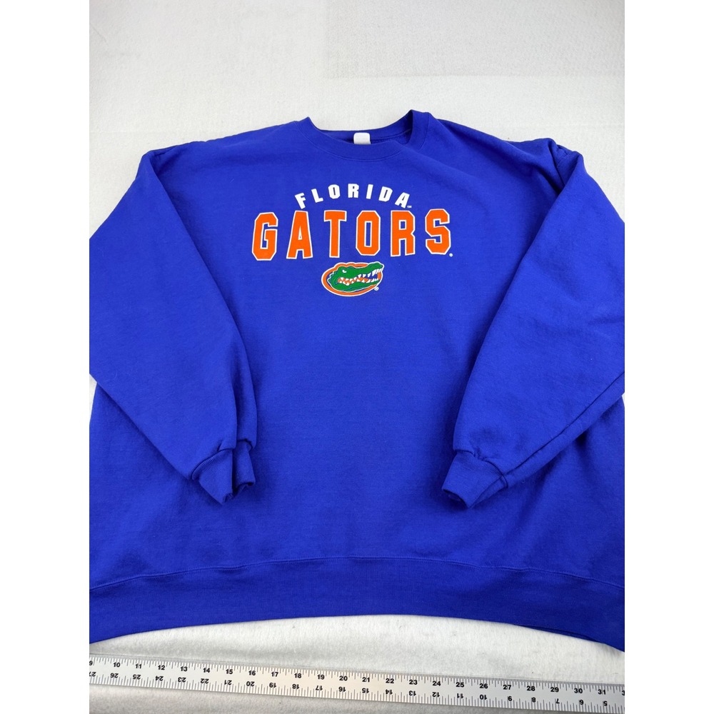 Florida Gators Sweatshirt 3XL Blue NCAA Crewneck UF Logo Oversized